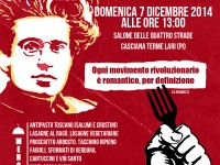 ***IMPORTANTE*** PRANZO ROSSO di domenica 7/12/2014 SPOSTATO AL CIRCOLO ARCI DI LARI (PI)