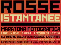“ROSSE ISTANTANEE” 2016: ONLINE IL REGOLAMENTO DELLA MARATONA FOTOGRAFICA